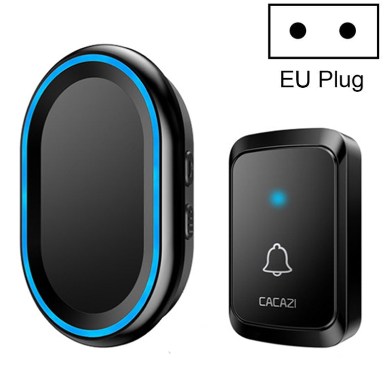 CACAZI A80 1 For 1 Wireless Music Doorbell without Battery, US Plug, EU Plug