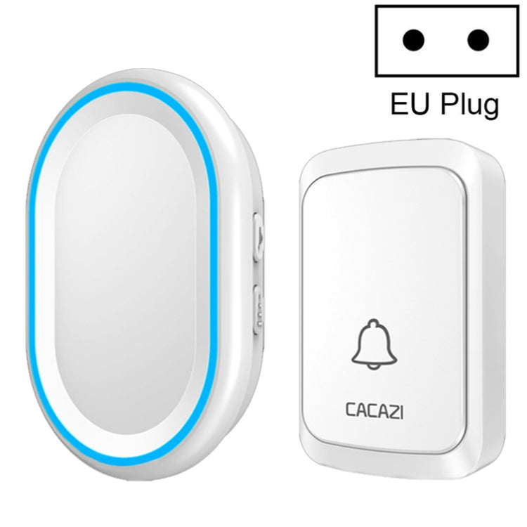 CACAZI A80 1 For 1 Wireless Music Doorbell without Battery, US Plug, EU Plug