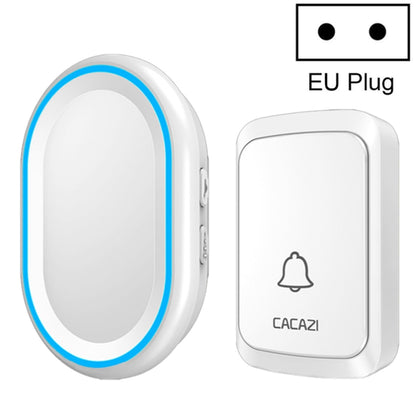 CACAZI A80 1 For 1 Wireless Music Doorbell without Battery, US Plug, EU Plug