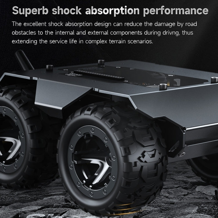 Waveshare WAVE ROVER Flexible Expandable 4WD Mobile Robot Chassis, Onboard ESP32 Module, US Plug, EU Plug, UK Plug