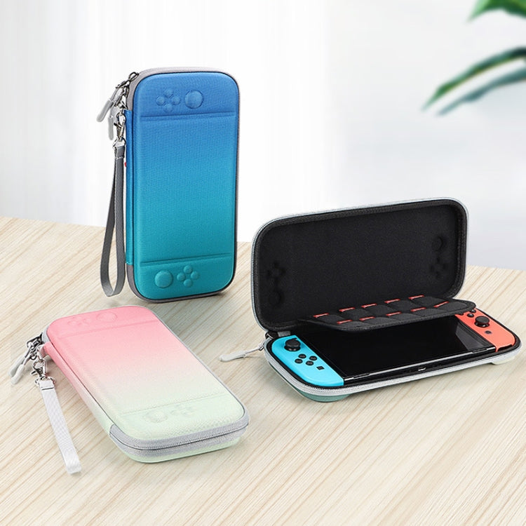 YK01 EVA Hard Shell Game Console Storage Bag with Card Slot For Nintendo Switch, Green