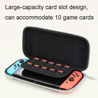 YK01 EVA Hard Shell Game Console Storage Bag with Card Slot For Nintendo Switch, Green
