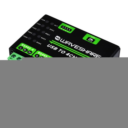 Waveshare 25219 Industrial USB To 4Ch RS485 Converter, 25219