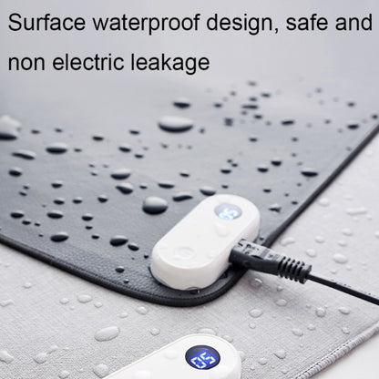 Intelligent Digital Display Timing Heating Mouse Pad Office Desktop Electric Heating Mat, CN Plug, Rabbit 80x33cm, Black 80x33cm, Grey 60x36cm