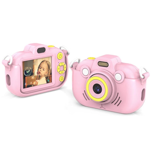 DC502 2.4-Inch 16X Zoom 2.7K Video Recording Children Digital Camera, Pink No Card, Blue No Card, Pink + 32G, Blue + 32G