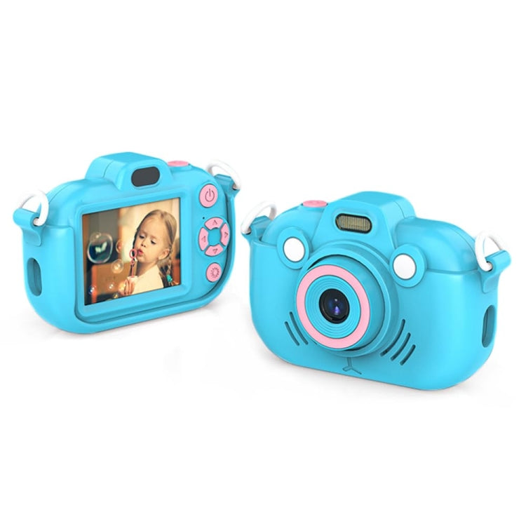 DC502 2.4-Inch 16X Zoom 2.7K Video Recording Children Digital Camera, Pink No Card, Blue No Card, Pink + 32G, Blue + 32G