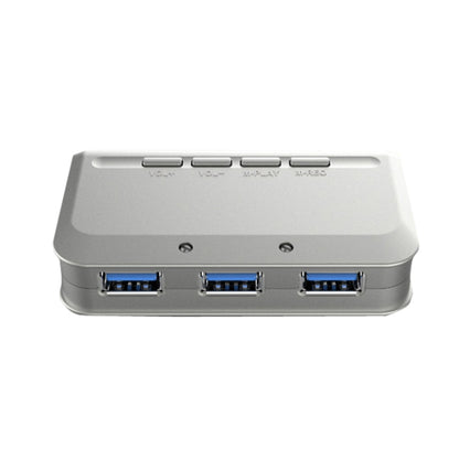 MB-103 USB 3.1 Three-Port Drive-Free HUB + 7.1 Voice Changer Sound Card High-Speed Docking Station, Cable Length: 1.2m