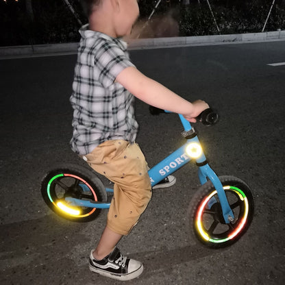 Jg-Phc-12 Children Bicycle Scooter Reflective Sticker Night Warning Riding Contour Sticker
