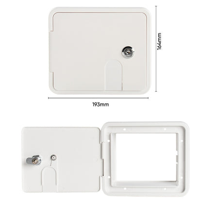 RV Accessories Square Wire Hatch Cover Yacht Accessories Wire Storage Box, Wire Storage Box