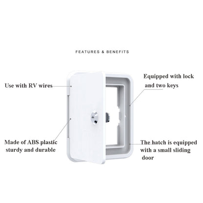 RV Accessories Square Wire Hatch Cover Yacht Accessories Wire Storage Box, Wire Storage Box