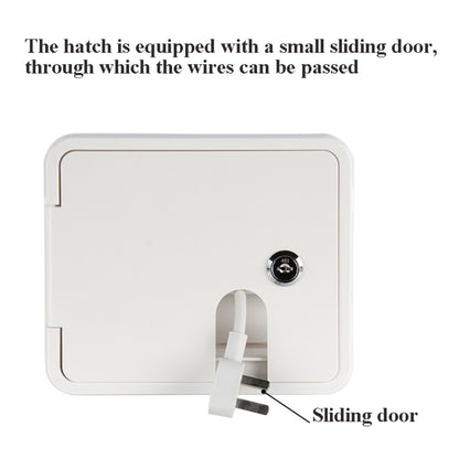 RV Accessories Square Wire Hatch Cover Yacht Accessories Wire Storage Box, Wire Storage Box