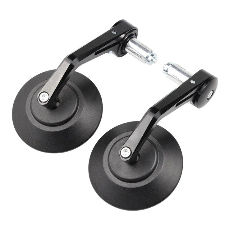Motorcycle Electric Vehicle Modified Accessories Retro Circular CNC Hand Mirror Rear View Mirror, CNC Hand