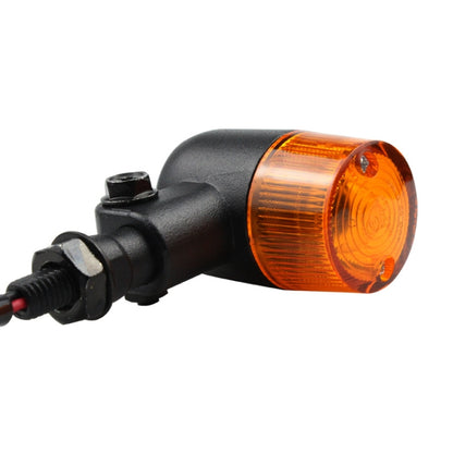 2 PCS Motorcycle Modified Steering Lamp Retro Metal Iron Shell Turning Light, Metal Iron Shell