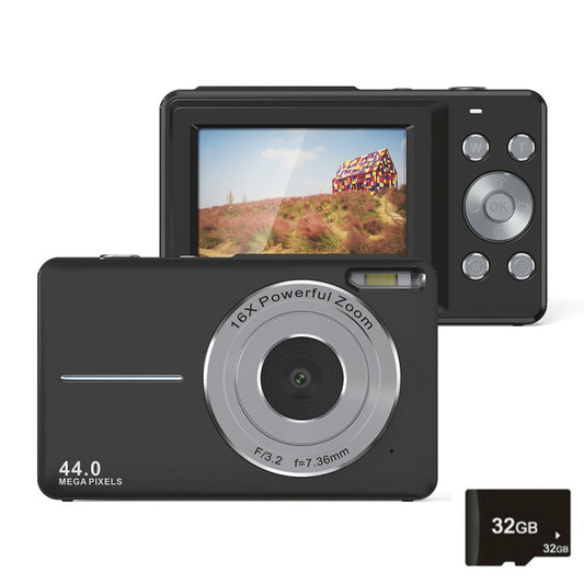 DC403L-AF 2.4-Inch 16X Zoom HD Digital Camera Mini Children Photography Camera, US Plug, UK Plug, EU Plug, AU Plug