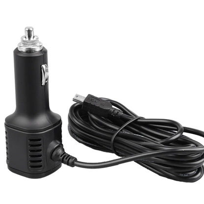 H519 Car Charger Driving Recorder Power Cord Dual USB With Display Charging Line, Specification:, Mini Straight, Mini Right Elbow