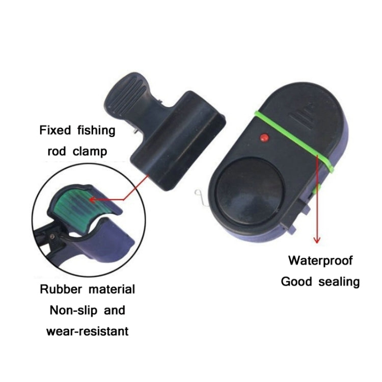 Waterproof Fishing Alarm Rod Electronic Fish Bell, Waterproof Fishing Alarm