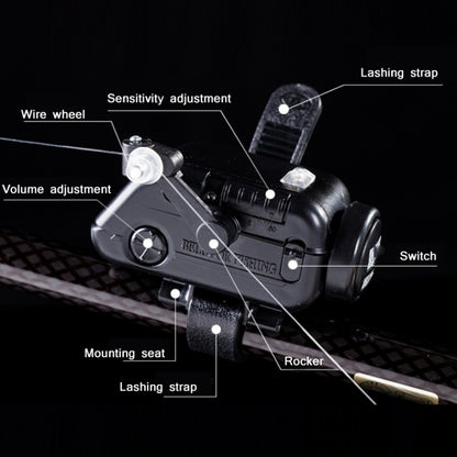 DEDAO A2 Sea Pole Fishing High Sensitivity Electronic Alarm With Light, DEDAO A2
