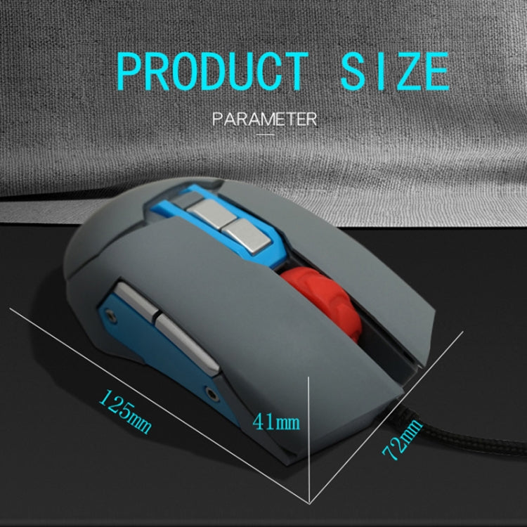 9 Keys 1600DPI Office Game USB Voice-Activated Voice Macro Programming Mouse, Cable Length: 2m, MOS9A, MOS9T