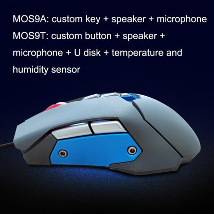 9 Keys 1600DPI Office Game USB Voice-Activated Voice Macro Programming Mouse, Cable Length: 2m, MOS9A, MOS9T