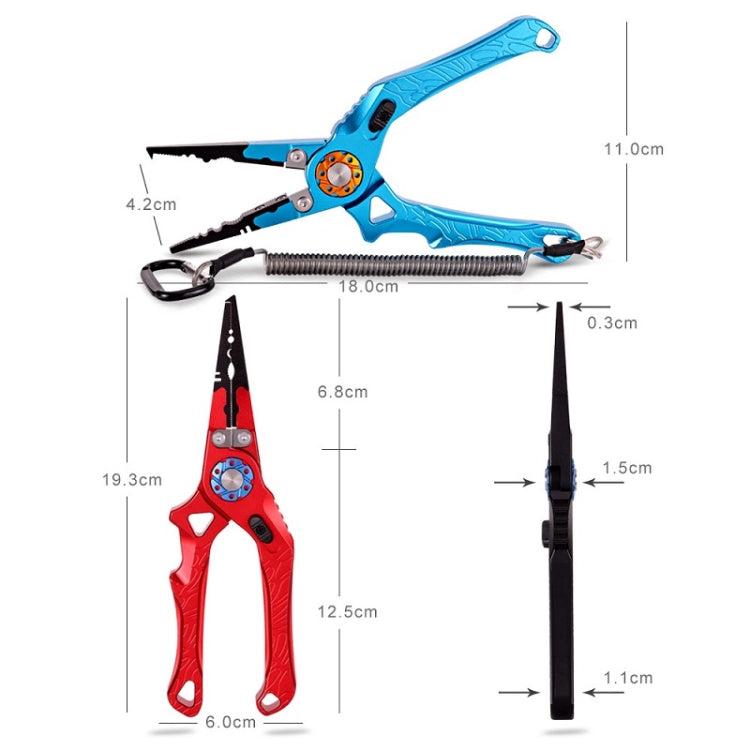 Multifunctional Open-Loop Lead-Pressing Fishing Pliers With Lock, Fishing Pliers With Lock