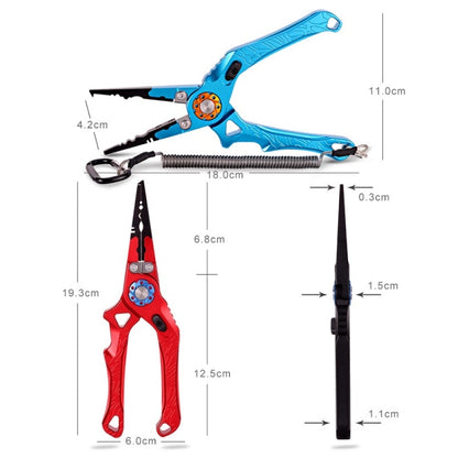 Multifunctional Open-Loop Lead-Pressing Fishing Pliers With Lock, Fishing Pliers With Lock