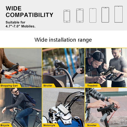 H18 Bicycle Mobile Phone Bracket Motorcycle Single-Handed Operation Mobile Phone Navigation Frame, H18