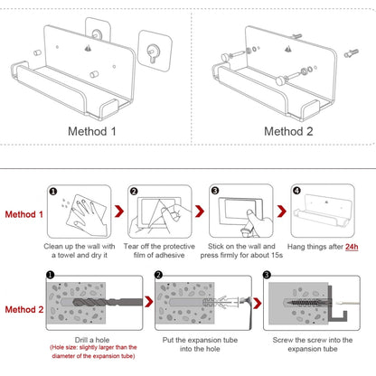 Game Console Wall Storage Bracket Game Console Accessories Storage Rack For Nintendo Switch, Acrylic Transparent, Acrylic Black