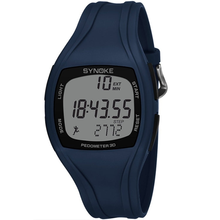 SYNOKE 9105 Multifunctional Sports Time Record Waterproof Pedometer Electronic Watch, Army Green, Gray, Navy Blue, Black, White