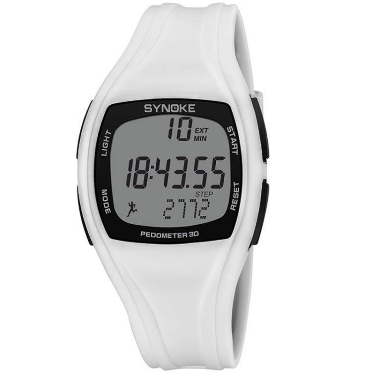 SYNOKE 9105 Multifunctional Sports Time Record Waterproof Pedometer Electronic Watch, Army Green, Gray, Navy Blue, Black, White