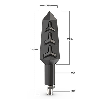 1 Pair VS6-6 Motorcycle LED Steering Tail Lamp 12V Flow Water Light Turn Lamp, VS6-6