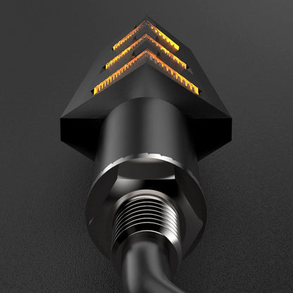 1 Pair VS6-6 Motorcycle LED Steering Tail Lamp 12V Flow Water Light Turn Lamp, VS6-6