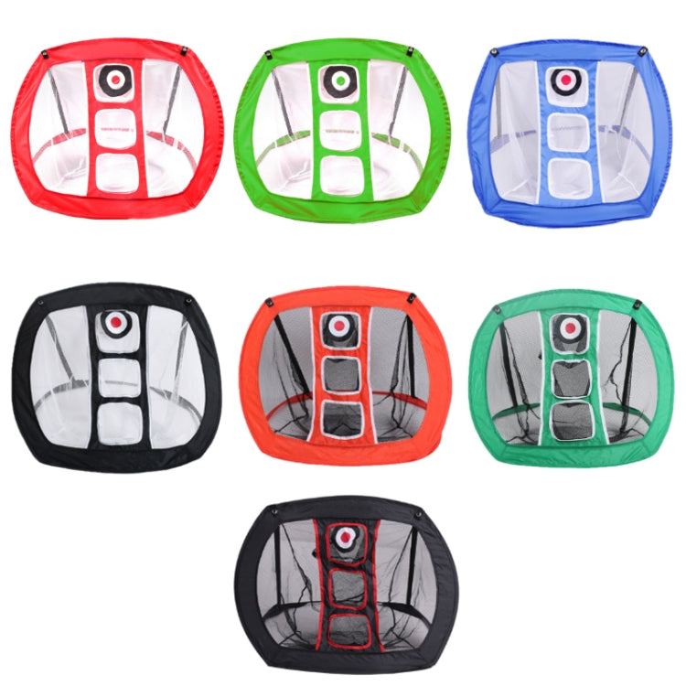 Indoor Golf Practice Net Square Cut Rod Folding Set Net, ZH-P256 Red, ZH-P256 Green, ZH-P256 Blue, ZH-P256 Black, ZH-P256 Orange, ZH-P256 Green Black, ZH-P256 Black Red