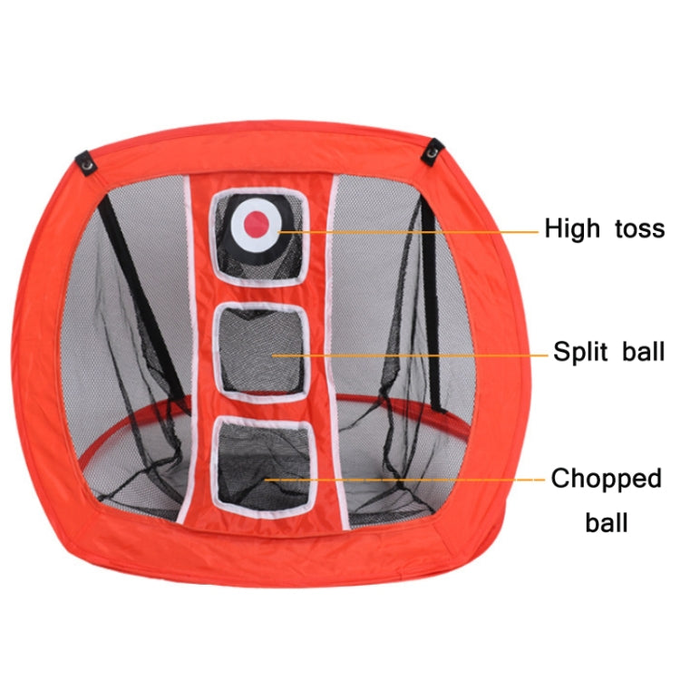 Indoor Golf Practice Net Square Cut Rod Folding Set Net, ZH-P256 Red, ZH-P256 Green, ZH-P256 Blue, ZH-P256 Black, ZH-P256 Orange, ZH-P256 Green Black, ZH-P256 Black Red