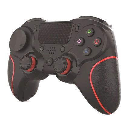 MB-P913 PC Six-Axis Somatosensory Back Key Programming Dual Vibration Bluetooth Gamepad For PS4 Pro, Red Black, Blue Black, Black White, Black