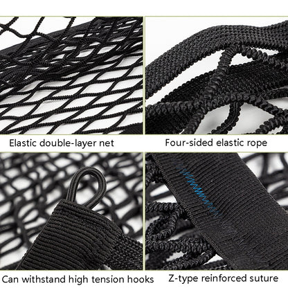 BL-210330 Car Door Net Bag Car Stretch Storage Bag Trunk Fire Extinguisher Side Net, Style:, 35x25cm Fine Net, 45x25cm Fine Net