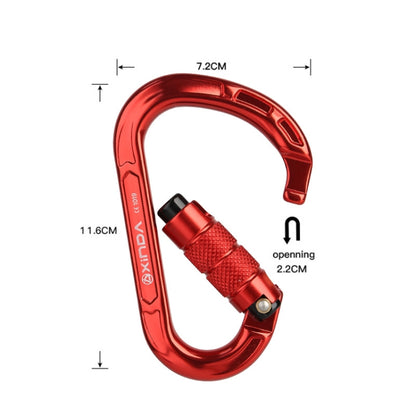 XINDA XD-8123N Outdoor Climbing Equipment Fast Hanging Buckle Carabiner Pear Main Lock HMS Safety Buckle, XINDA XD-8123N(Black), XINDA XD-8123N(Orange), XINDA XD-8123N(Red), XINDA XD-8123N(Silver)