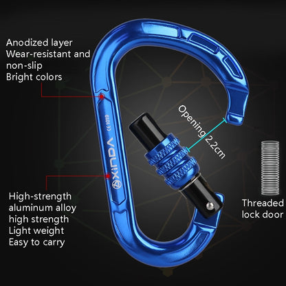 XINDA XD-8123N Outdoor Climbing Equipment Fast Hanging Buckle Carabiner Pear Main Lock HMS Safety Buckle, XINDA XD-8123N(Black), XINDA XD-8123N(Orange), XINDA XD-8123N(Red), XINDA XD-8123N(Silver)