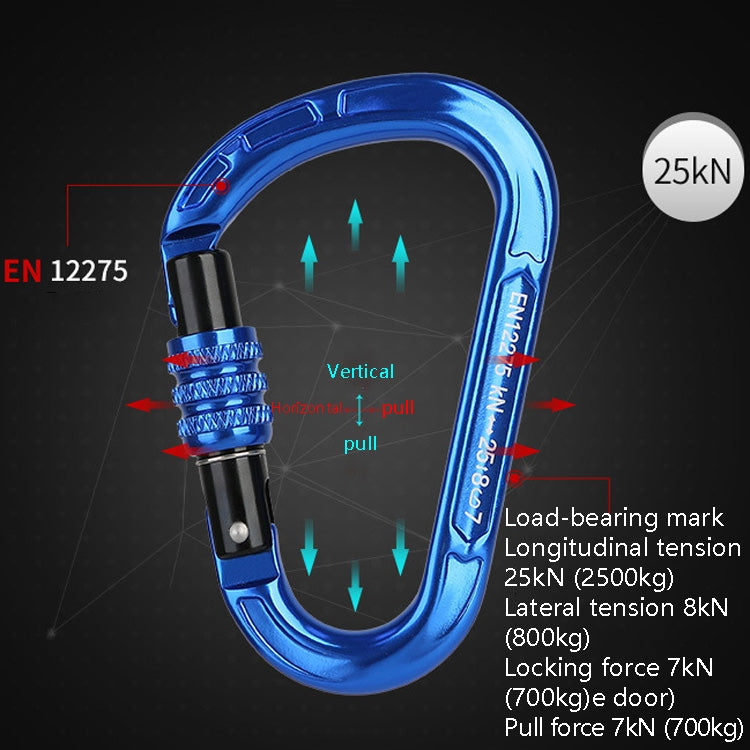XINDA XD-8123N Outdoor Climbing Equipment Fast Hanging Buckle Carabiner Pear Main Lock HMS Safety Buckle, XINDA XD-8123N(Black), XINDA XD-8123N(Orange), XINDA XD-8123N(Red), XINDA XD-8123N(Silver)