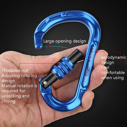 XINDA XD-8123N Outdoor Climbing Equipment Fast Hanging Buckle Carabiner Pear Main Lock HMS Safety Buckle, XINDA XD-8123N(Black), XINDA XD-8123N(Orange), XINDA XD-8123N(Red), XINDA XD-8123N(Silver)