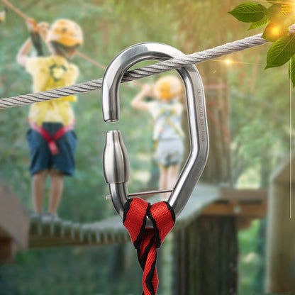XINDA XD-Q9692 Stainless Steel Tree Adventure Protection Main Lock Insurance Buckle, XINDA XD-Q9692