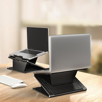 N5 Laptop Stand Portable Double-Layer Multi-Gear Adjustment Heightening Folding Plastic Heat Dissipation Bracket, N5