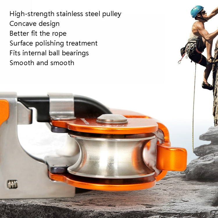 XINDA XD-Q9751 Outdoor Jungle Rope Overhead Crossing Tandem Double Pulley, XINDA XD-Q9751(Gray)