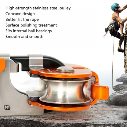 XINDA XD-Q9751 Outdoor Jungle Rope Overhead Crossing Tandem Double Pulley, XINDA XD-Q9751(Gray)