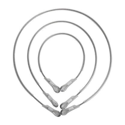 XINDA XD-S9852 Steel Cable Anchor Point Climbing Aerial Work Rescue Steel Wire Rope, Size:, 100cm, 150cm, 200cm