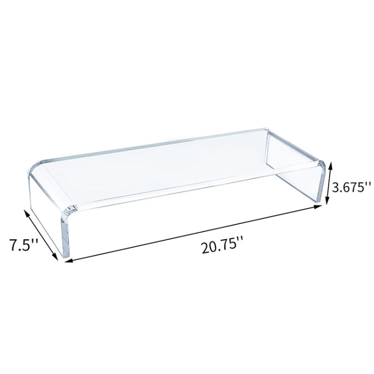 SYC0043 2 PCS Computer Monitor Desktop Increased Acrylic Base, SYC0043