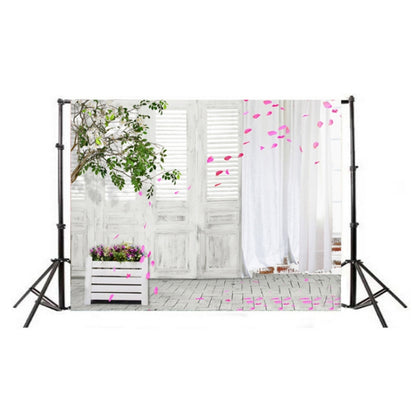 2.1m X 1.5m 3D Anchor Live Room Photo Studio Background Cloth, Door & Curtain