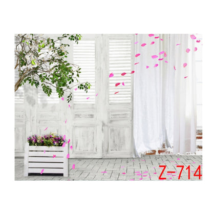 2.1m X 1.5m 3D Anchor Live Room Photo Studio Background Cloth, Door & Curtain