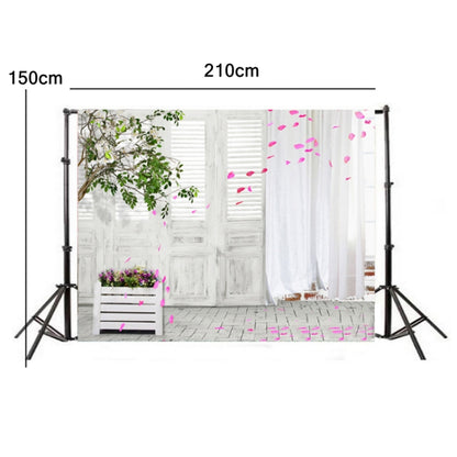 2.1m X 1.5m 3D Anchor Live Room Photo Studio Background Cloth, Door & Curtain