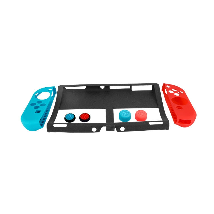 KJH NS-068 7 In 1 Game Console Silicone Protection Case Set For Switch OLED, NS-068