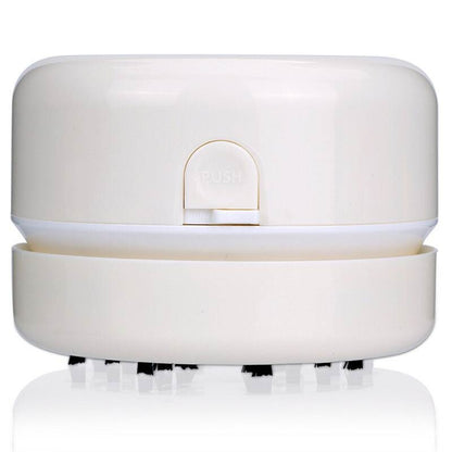 Deli 18880 Desktop Eraser Vacuum Cleaner Small Keyboard Cleaner, White, Light Green